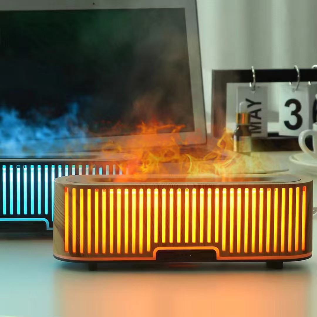 Aroma diffuser, with music synchronization feature  音乐律动香氛器