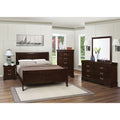 Bruno Cappuccino 5-piece Full Bedroom Set