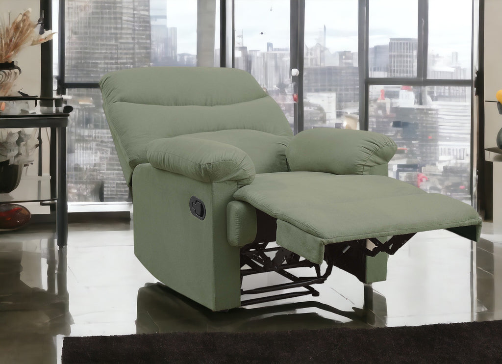 Arcadia Sage Microfiber Motion Recliner